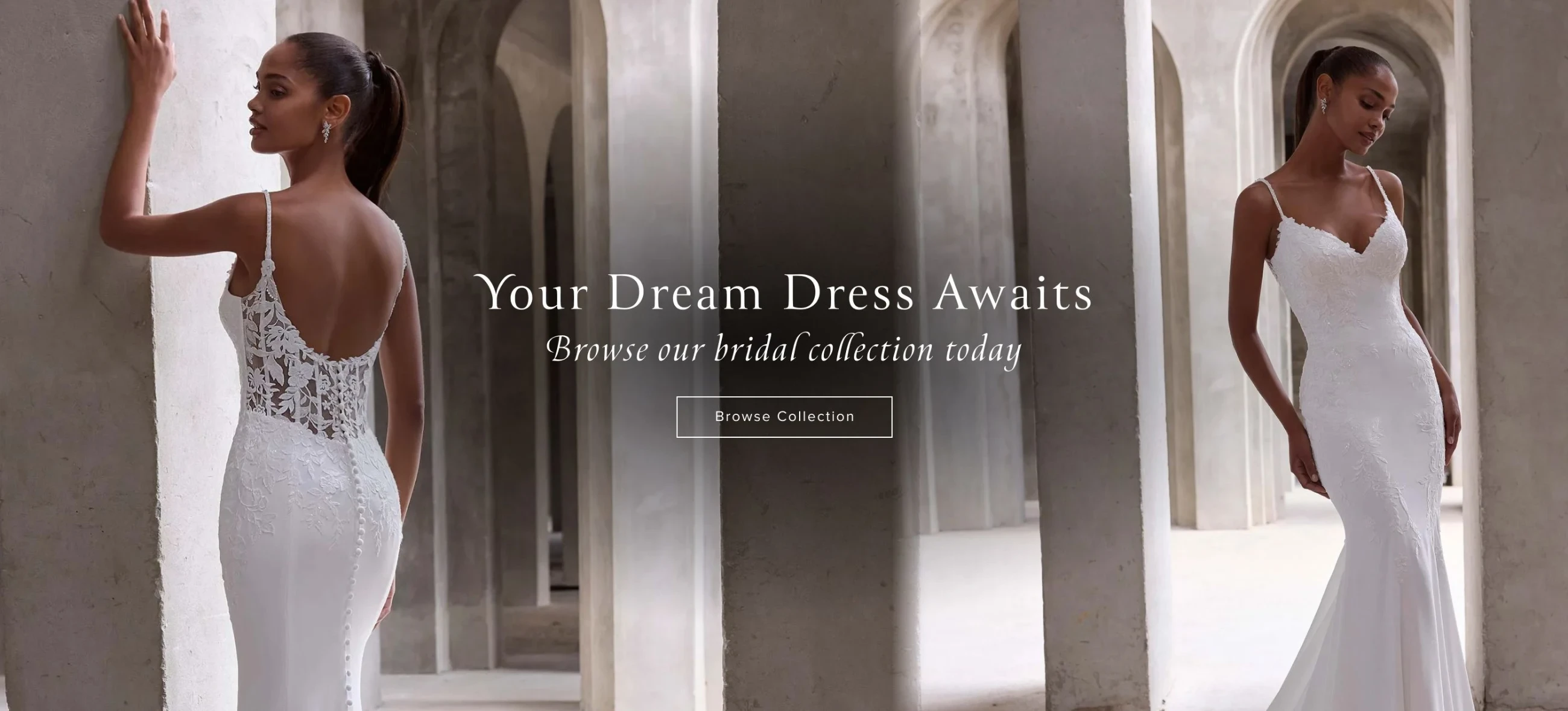 your dream dress awaits banner