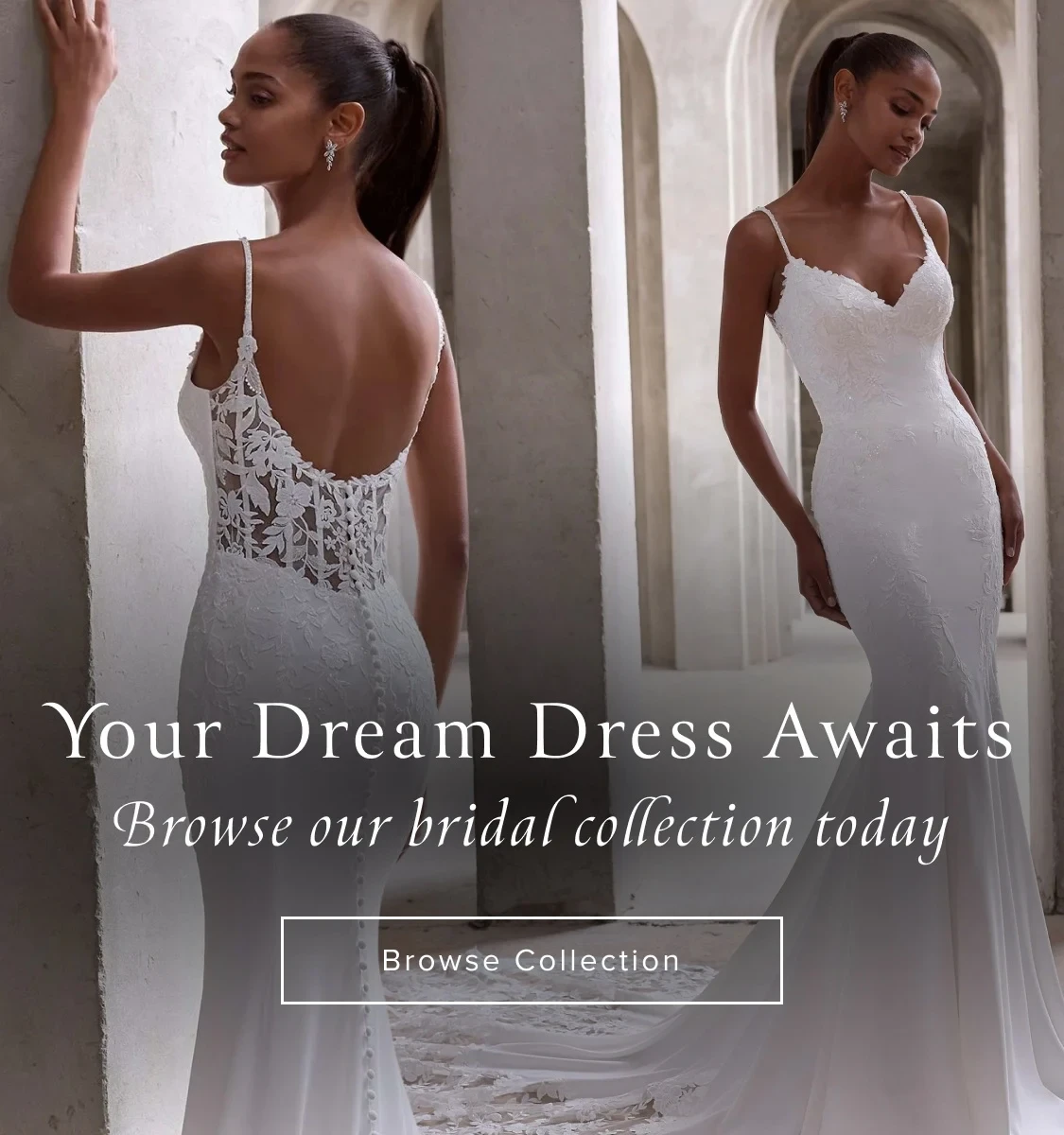 your dream dress awaits banner