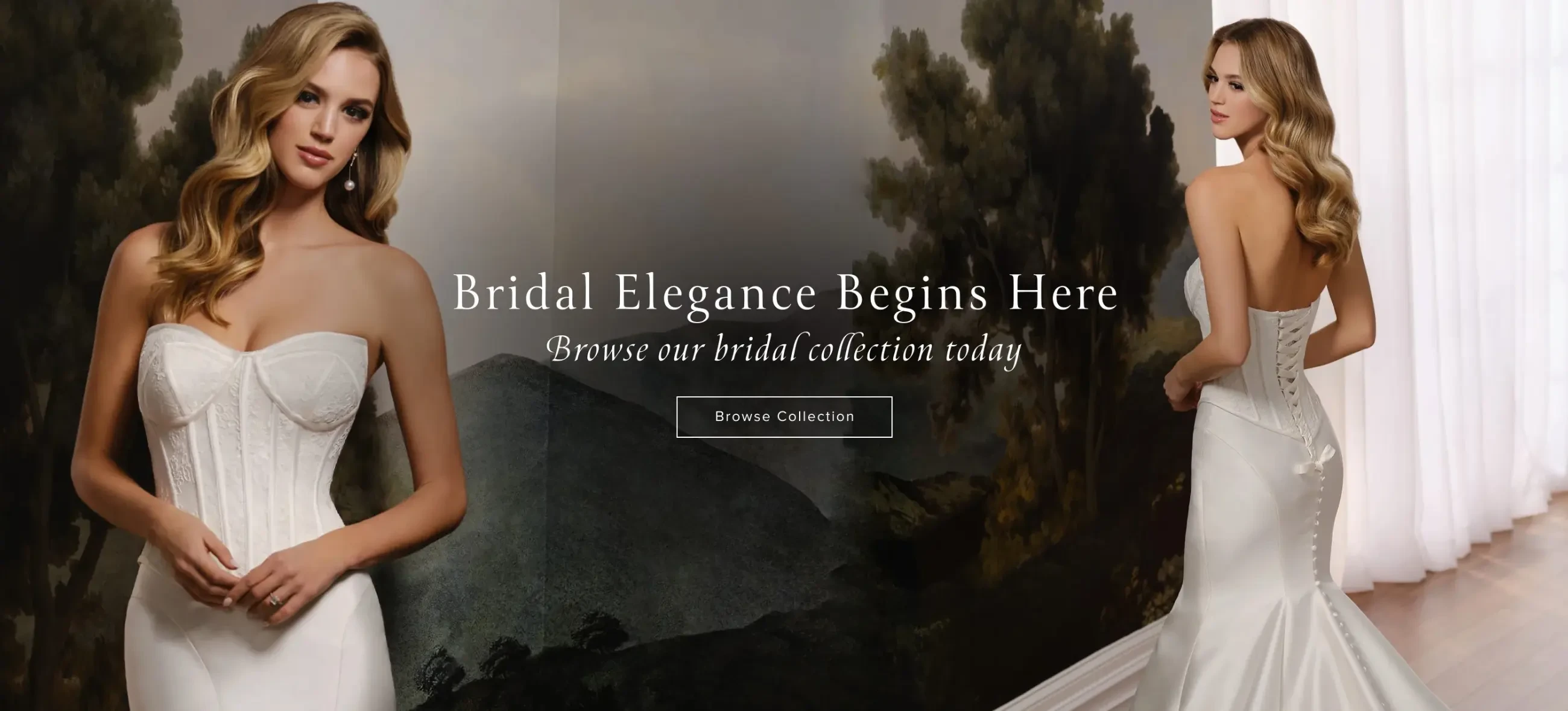 bridal elegance begins here banner