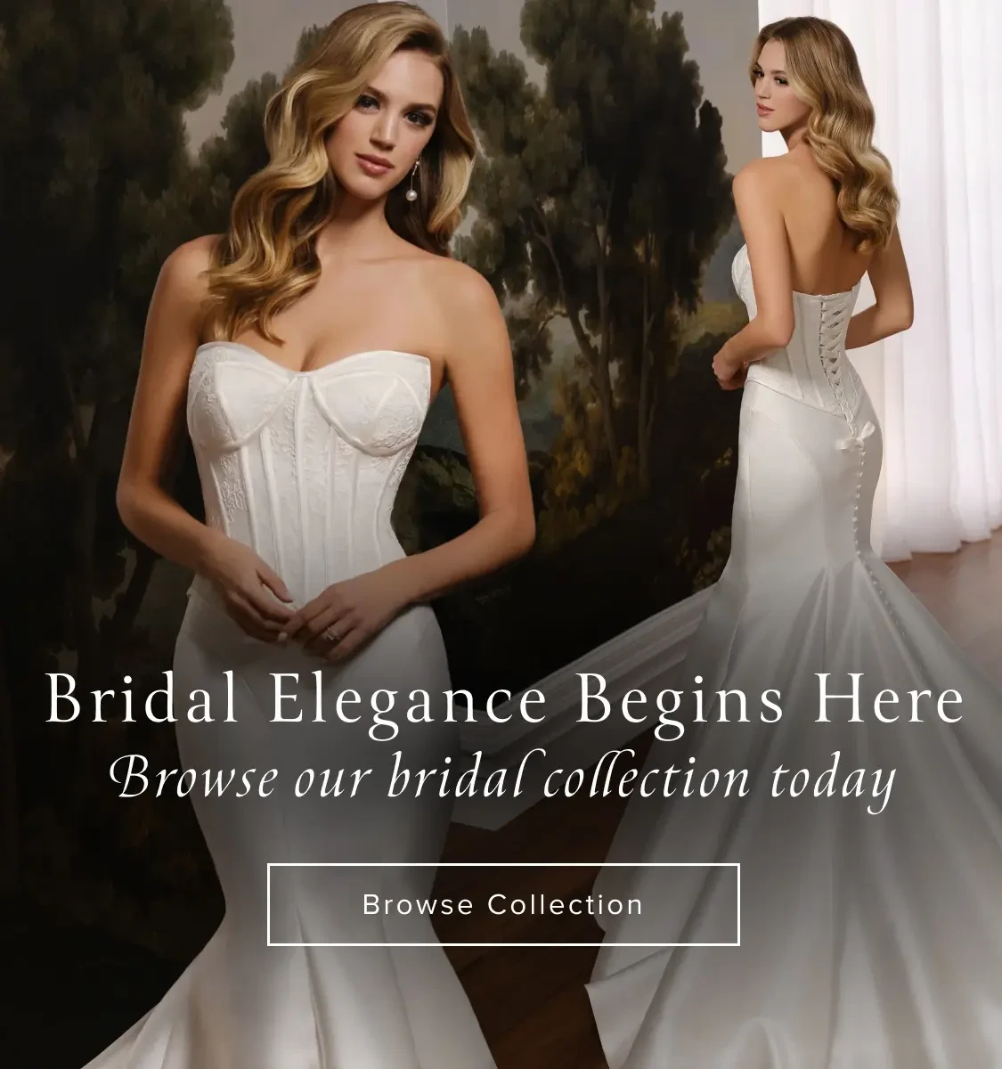 bridal elegance begins here banner