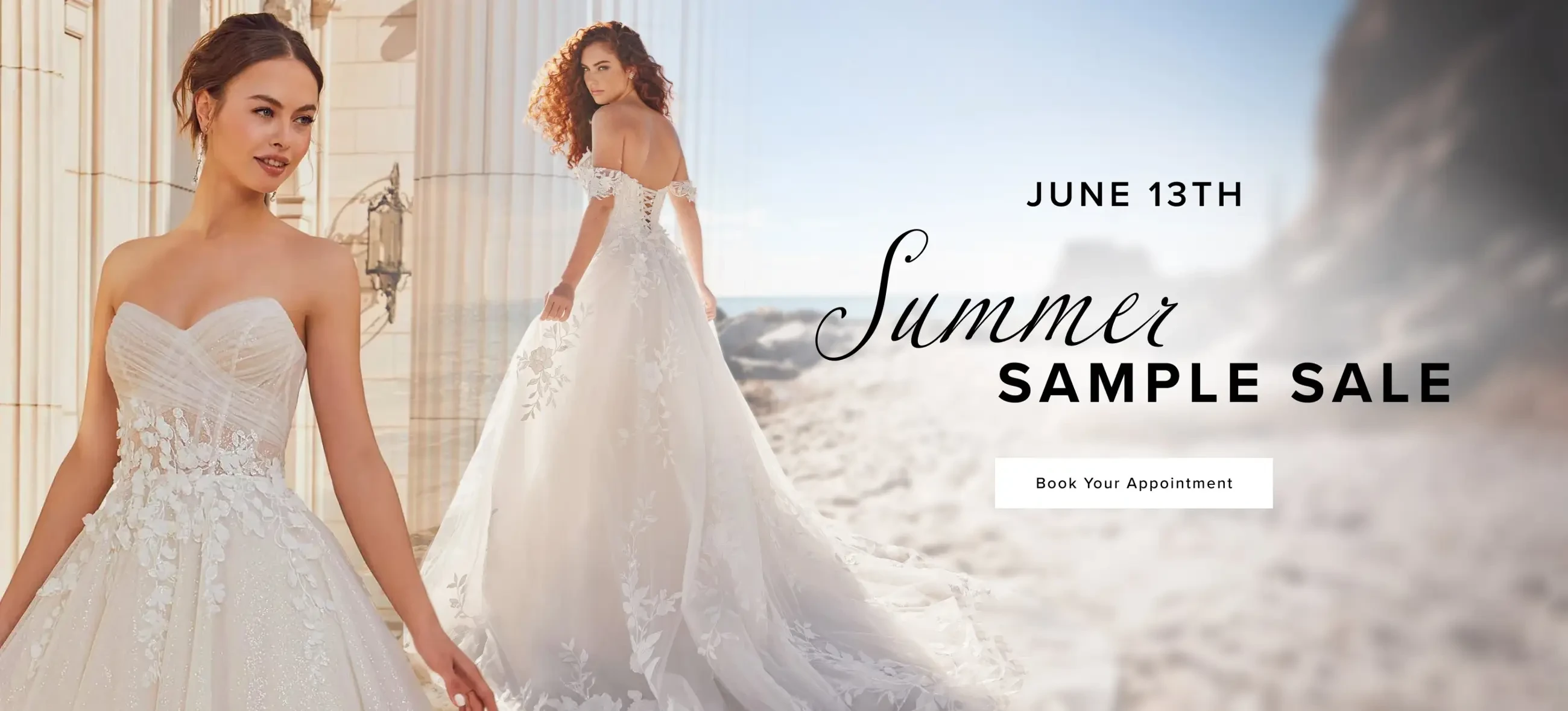Summer Sample Sale Desktop Banner